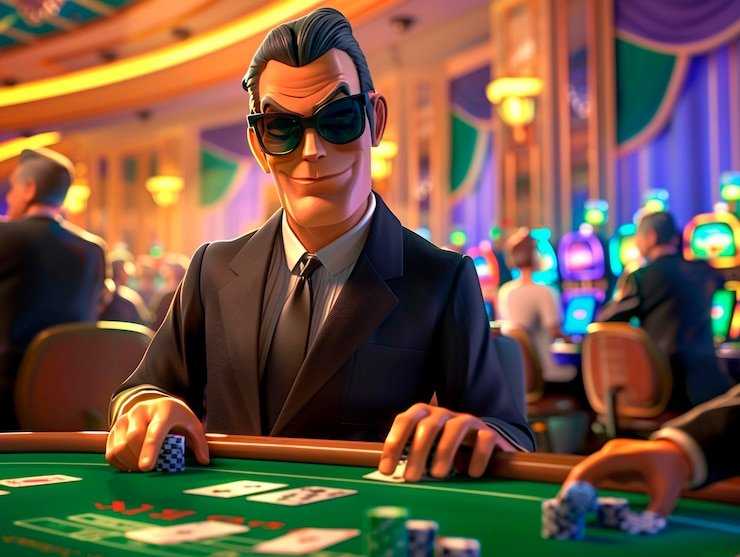 Live blackjack table at max77 with dealer and player cards visible